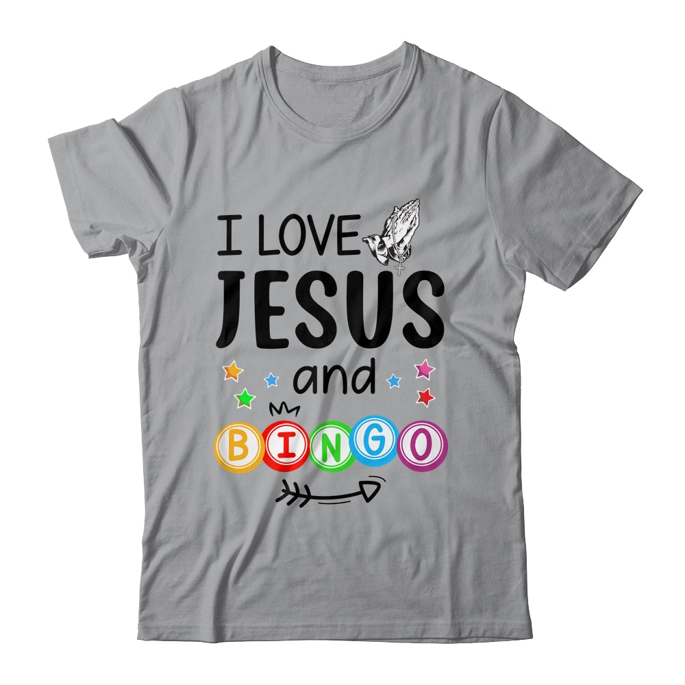 Bingo Player Jesus Faith Christian I Love Jesus And Bingo Shirt & Tank Top | siriusteestore