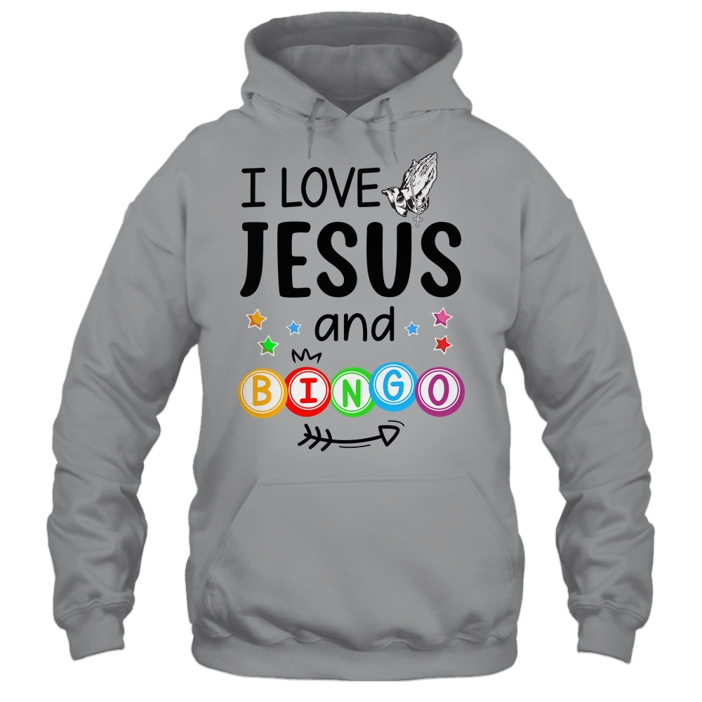 Bingo Player Jesus Faith Christian I Love Jesus And Bingo Shirt & Tank Top | siriusteestore