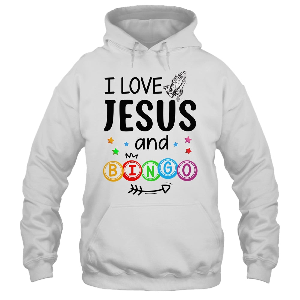 Bingo Player Jesus Faith Christian I Love Jesus And Bingo Shirt & Tank Top | siriusteestore