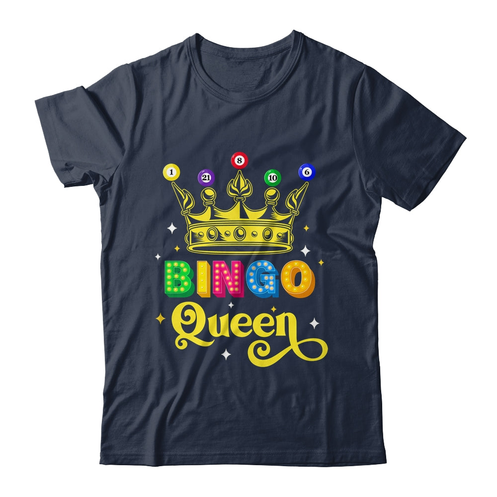 Bingo Queen Bingo Player Design For Women Casino Gambling Shirt & Tank Top | siriusteestore