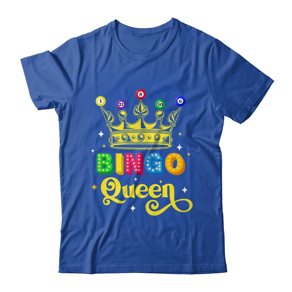 Bingo Queen Bingo Player Design For Women Casino Gambling Shirt & Tank Top | siriusteestore