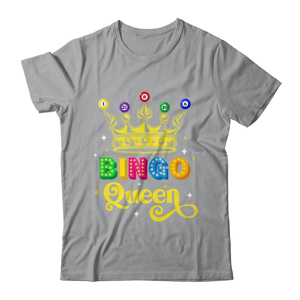 Bingo Queen Bingo Player Design For Women Casino Gambling Shirt & Tank Top | siriusteestore