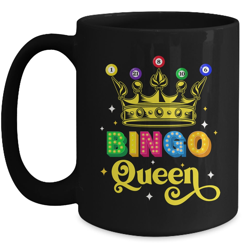 Bingo Queen Bingo Player Design For Women Casino Gambling Mug | siriusteestore