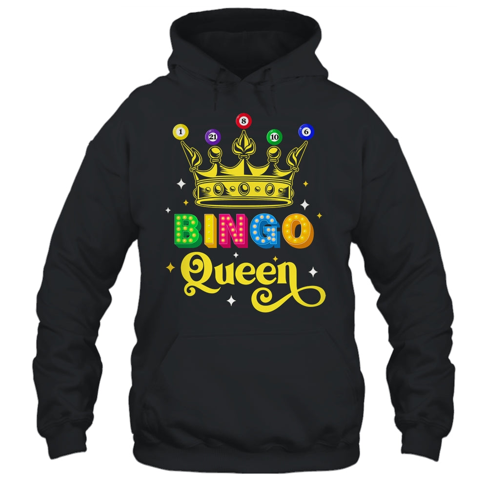 Bingo Queen Bingo Player Design For Women Casino Gambling Shirt & Tank Top | siriusteestore