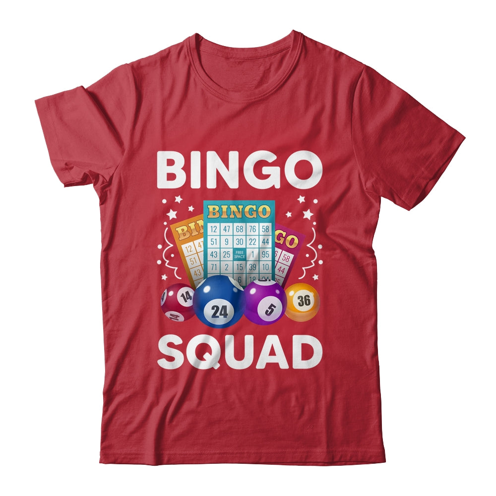 Bingo Squad Funny Bingo Balls Player Game Team Matching Shirt & Tank Top | siriusteestore