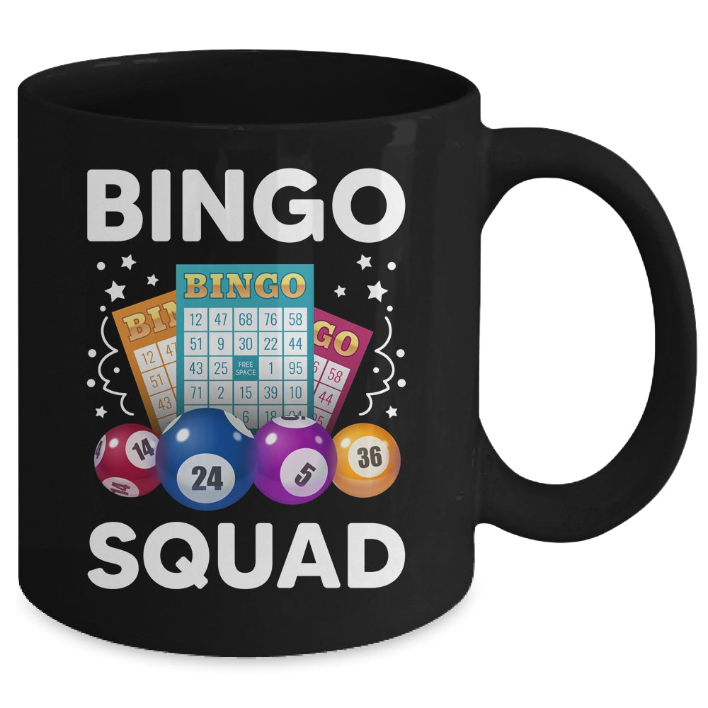 Bingo Squad Funny Bingo Balls Player Game Team Matching Mug | siriusteestore