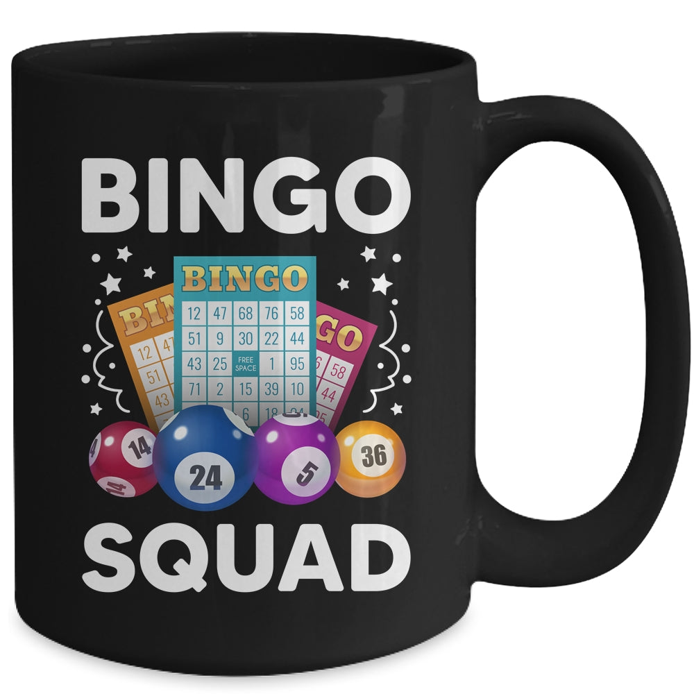 Bingo Squad Funny Bingo Balls Player Game Team Matching Mug | siriusteestore