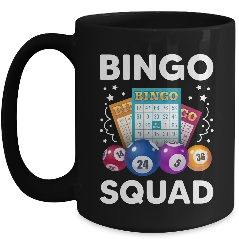 Bingo Squad Funny Bingo Balls Player Game Team Matching Mug | siriusteestore