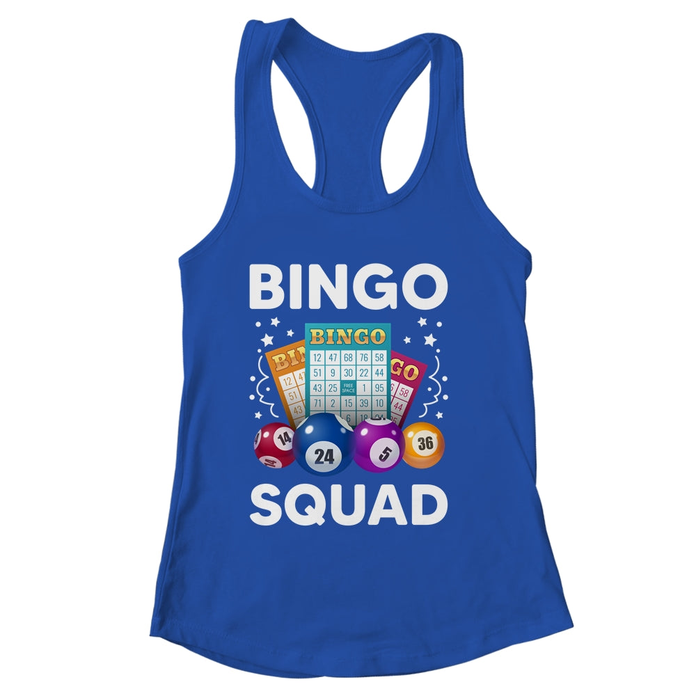 Bingo Squad Funny Bingo Balls Player Game Team Matching Shirt & Tank Top | siriusteestore