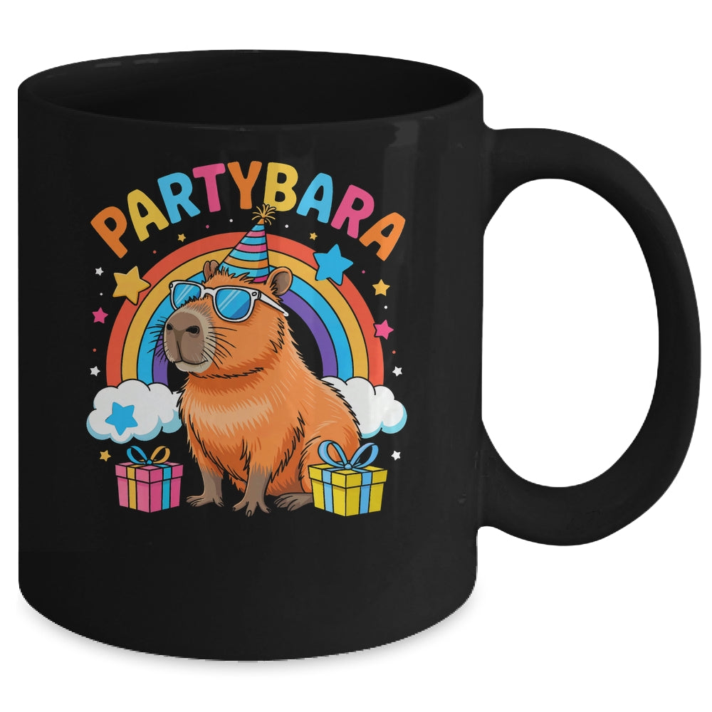 Birthday Capybara Kids Boy Girl Fun Partybara Capybara Party Mug | siriusteestore
