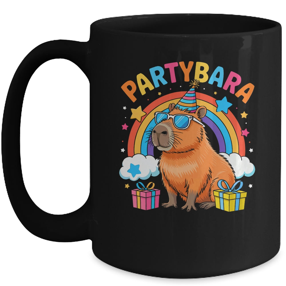 Birthday Capybara Kids Boy Girl Fun Partybara Capybara Party Mug | siriusteestore