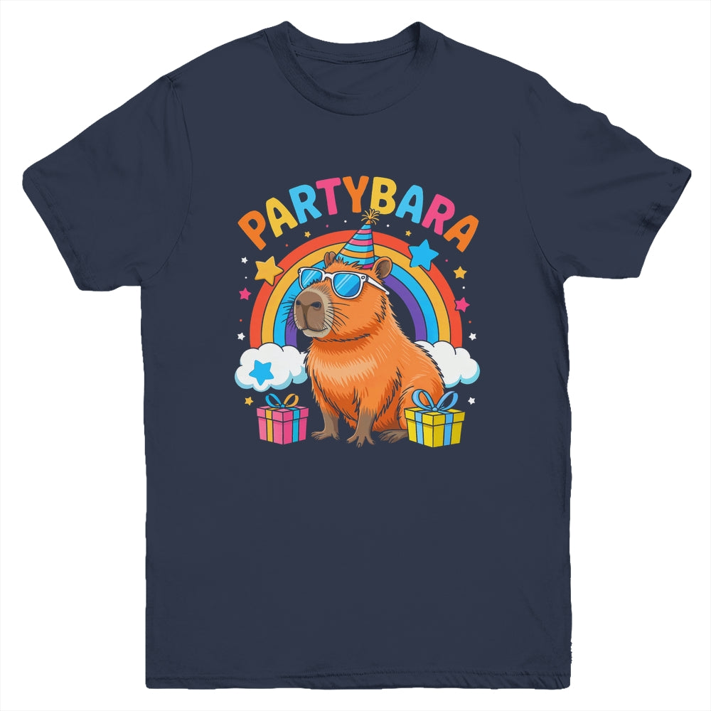 Birthday Capybara Kids Boy Girl Fun Partybara Capybara Party Youth Shirt | siriusteestore