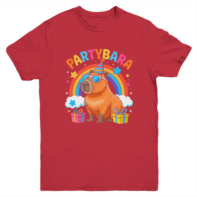 Birthday Capybara Kids Boy Girl Fun Partybara Capybara Party Youth Shirt | siriusteestore