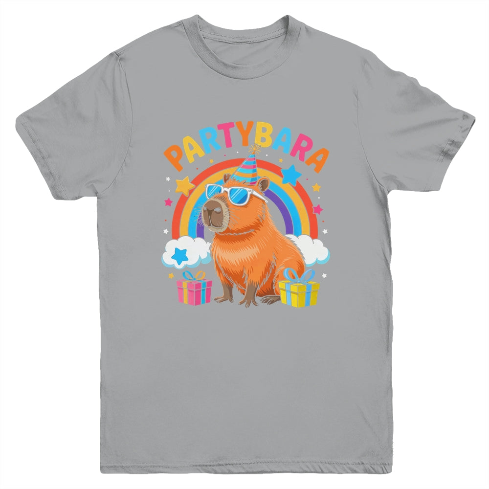 Birthday Capybara Kids Boy Girl Fun Partybara Capybara Party Youth Shirt | siriusteestore