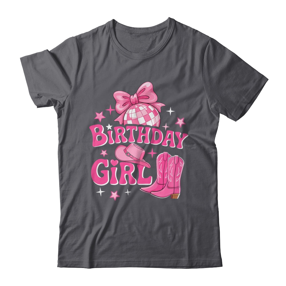 Birthday Cowgirl Western Disco Birthday Girl Party Women Shirt & Hoodie | siriusteestore