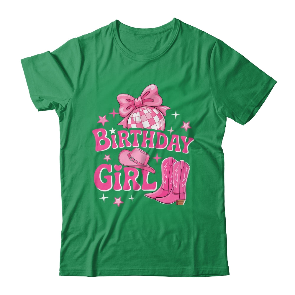 Birthday Cowgirl Western Disco Birthday Girl Party Women Shirt & Hoodie | siriusteestore