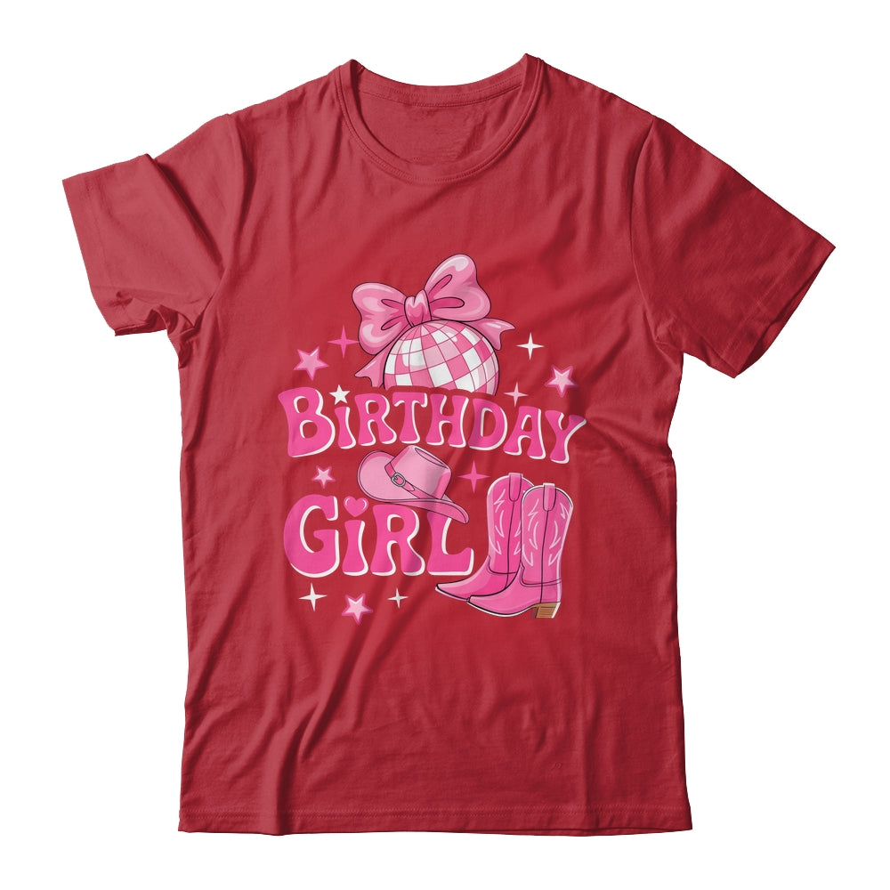Birthday Cowgirl Western Disco Birthday Girl Party Women Shirt & Hoodie | siriusteestore