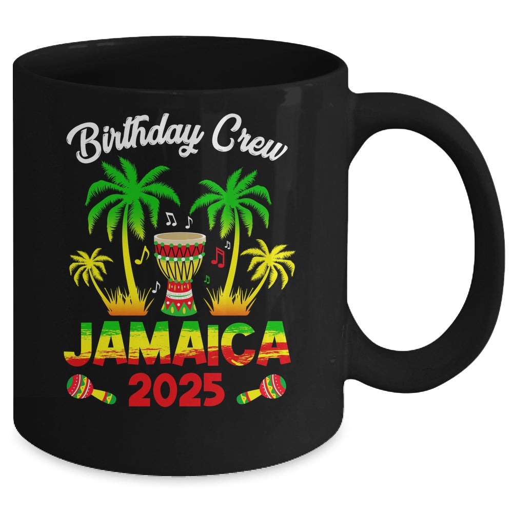 Birthday Crew Jamaica 2025 30th 50th Girl Party Family Mug | siriusteestore
