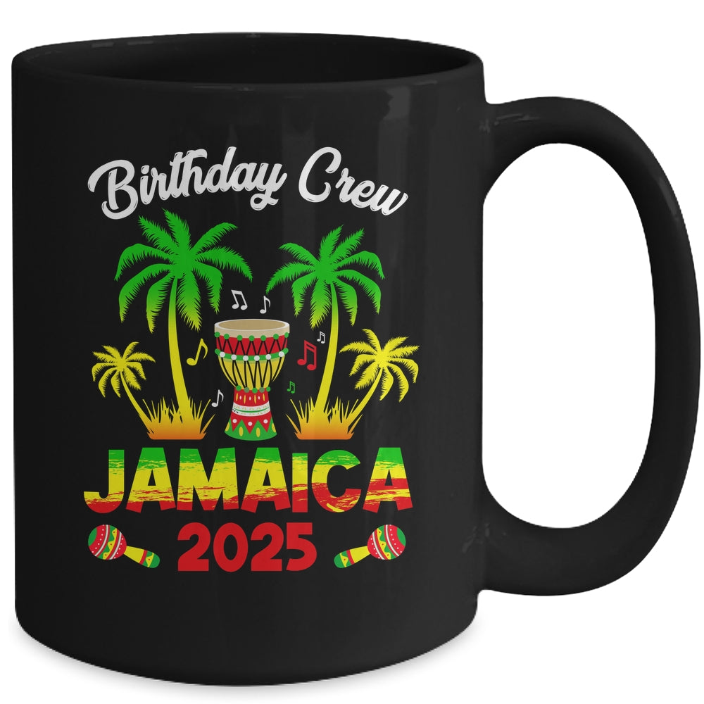 Birthday Crew Jamaica 2025 30th 50th Girl Party Family Mug | siriusteestore