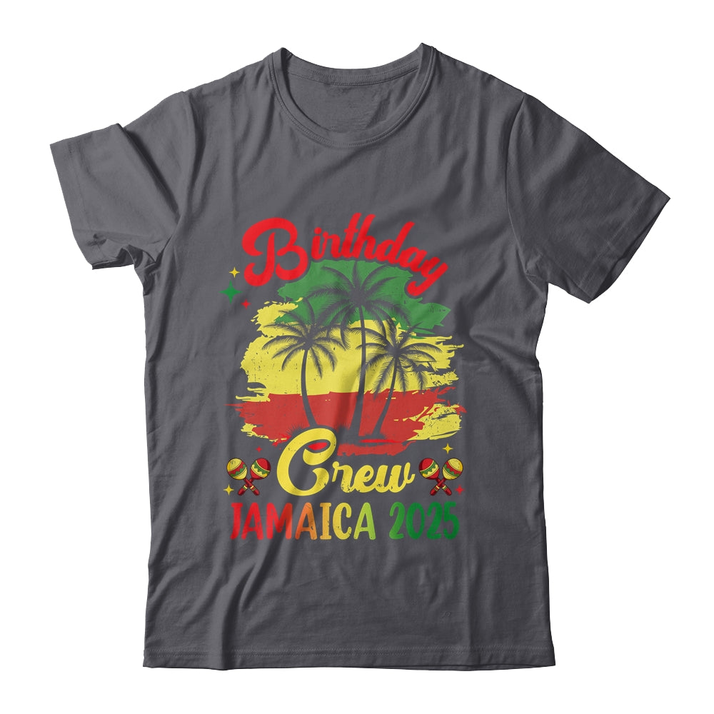 Birthday Crew Jamaica 2025 30th 50th Party Vacation Matching Shirt & Tank Top | siriusteestore