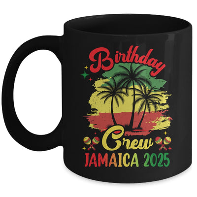 Birthday Crew Jamaica 2025 30th 50th Party Vacation Matching Mug | siriusteestore