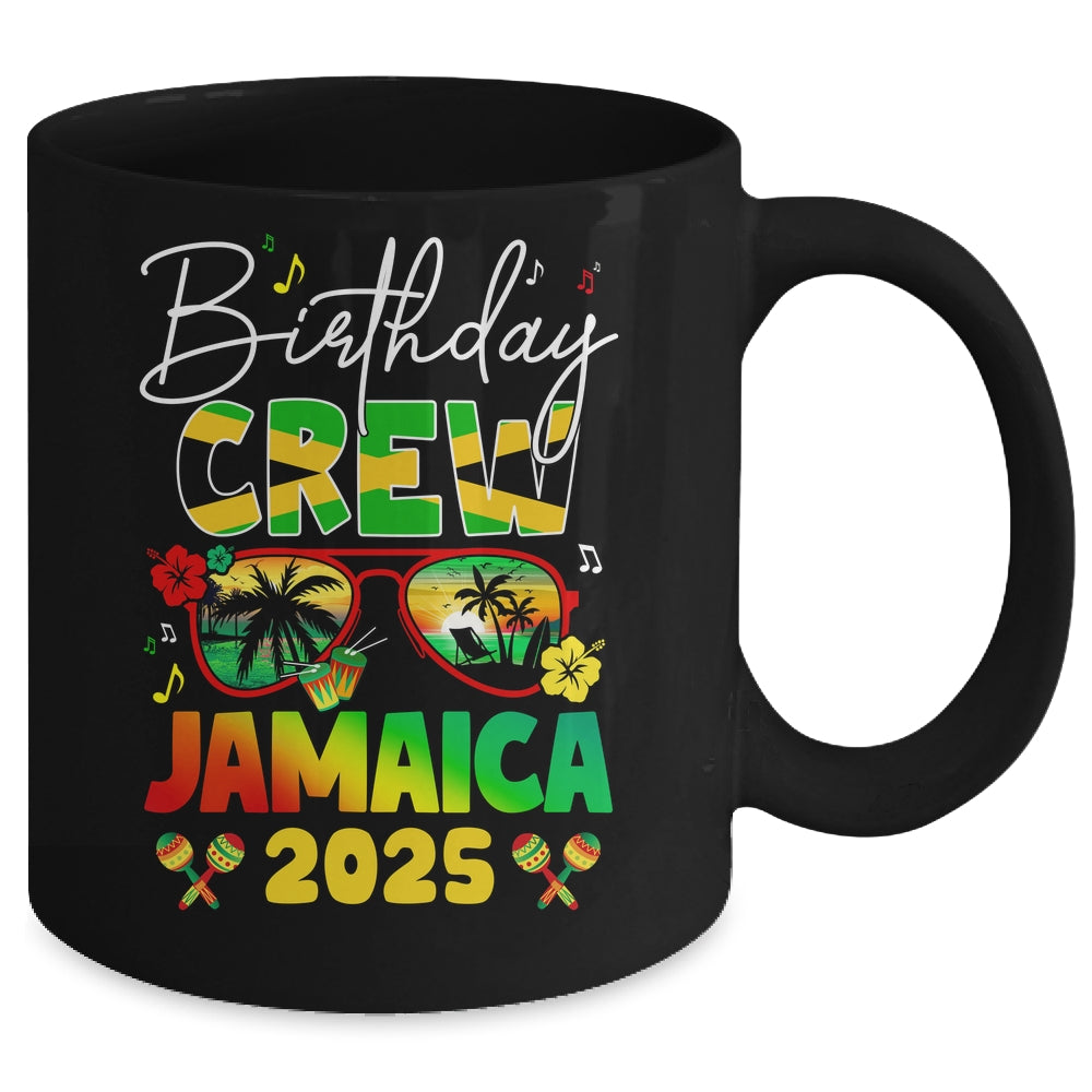 Birthday Crew Jamaica 2025 Birthday Girl Party Matching Mug | siriusteestore