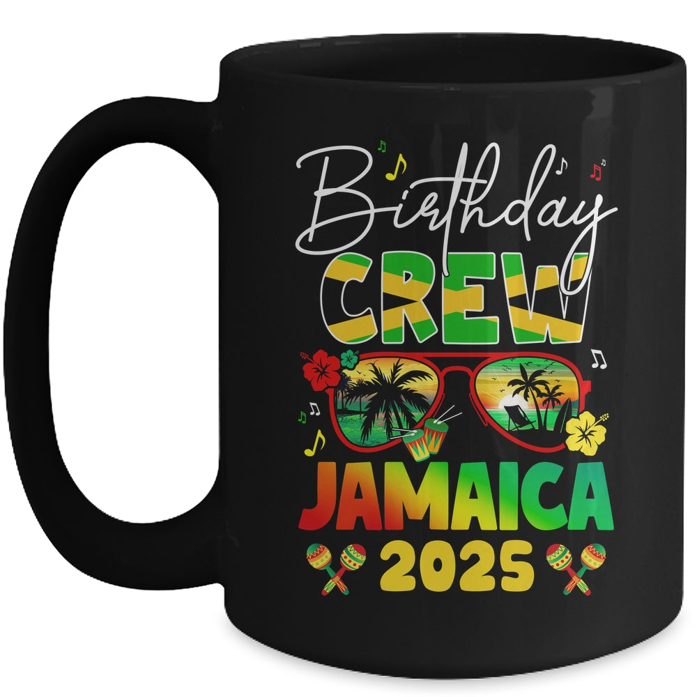 Birthday Crew Jamaica 2025 Birthday Girl Party Matching Mug | siriusteestore