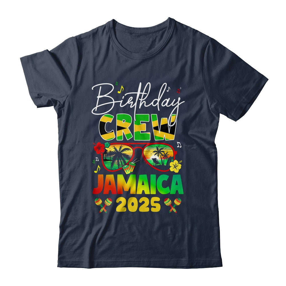 Birthday Crew Jamaica 2025 Birthday Girl Party Matching Shirt & Tank Top | siriusteestore