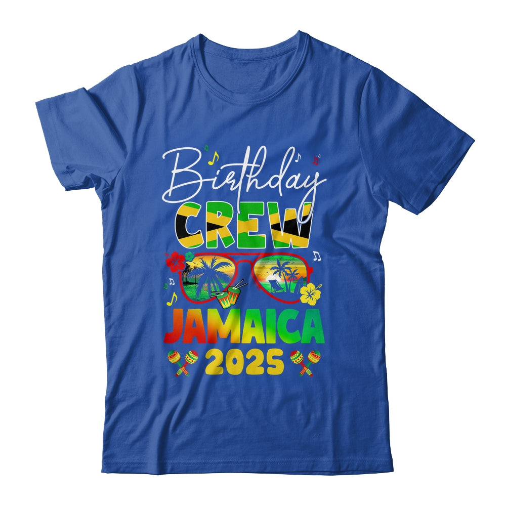 Birthday Crew Jamaica 2025 Birthday Girl Party Matching Shirt & Tank Top | siriusteestore