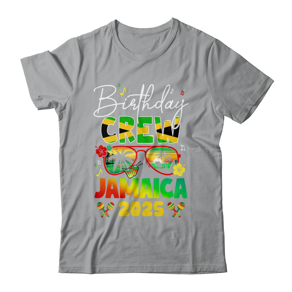Birthday Crew Jamaica 2025 Birthday Girl Party Matching Shirt & Tank Top | siriusteestore