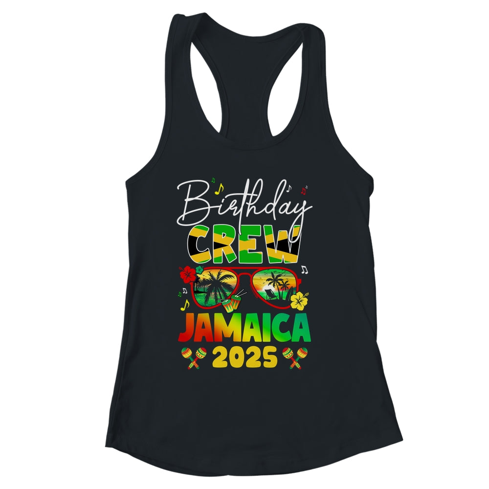 Birthday Crew Jamaica 2025 Birthday Girl Party Matching Shirt & Tank Top | siriusteestore