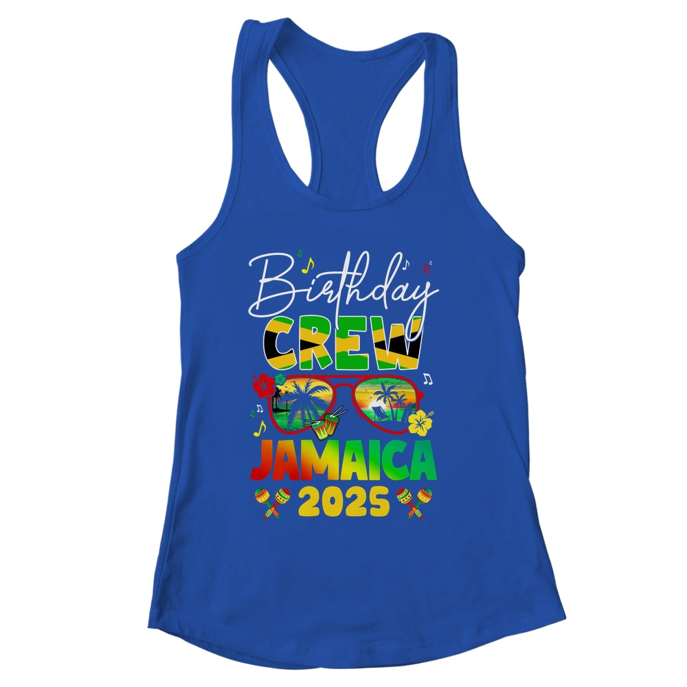 Birthday Crew Jamaica 2025 Birthday Girl Party Matching Shirt & Tank Top | siriusteestore