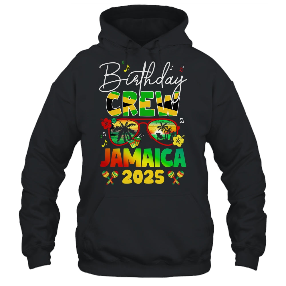 Birthday Crew Jamaica 2025 Birthday Girl Party Matching Shirt & Tank Top | siriusteestore