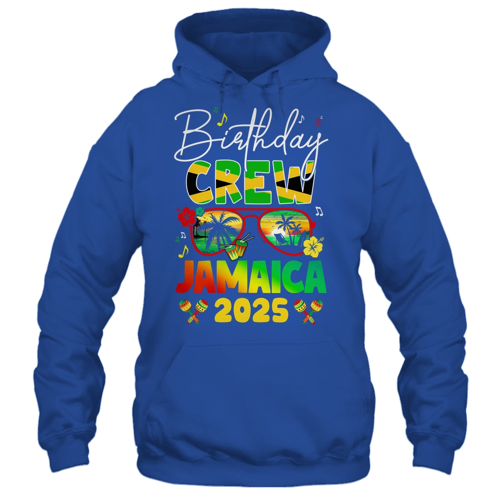 Birthday Crew Jamaica 2025 Birthday Girl Party Matching Shirt & Tank Top | siriusteestore