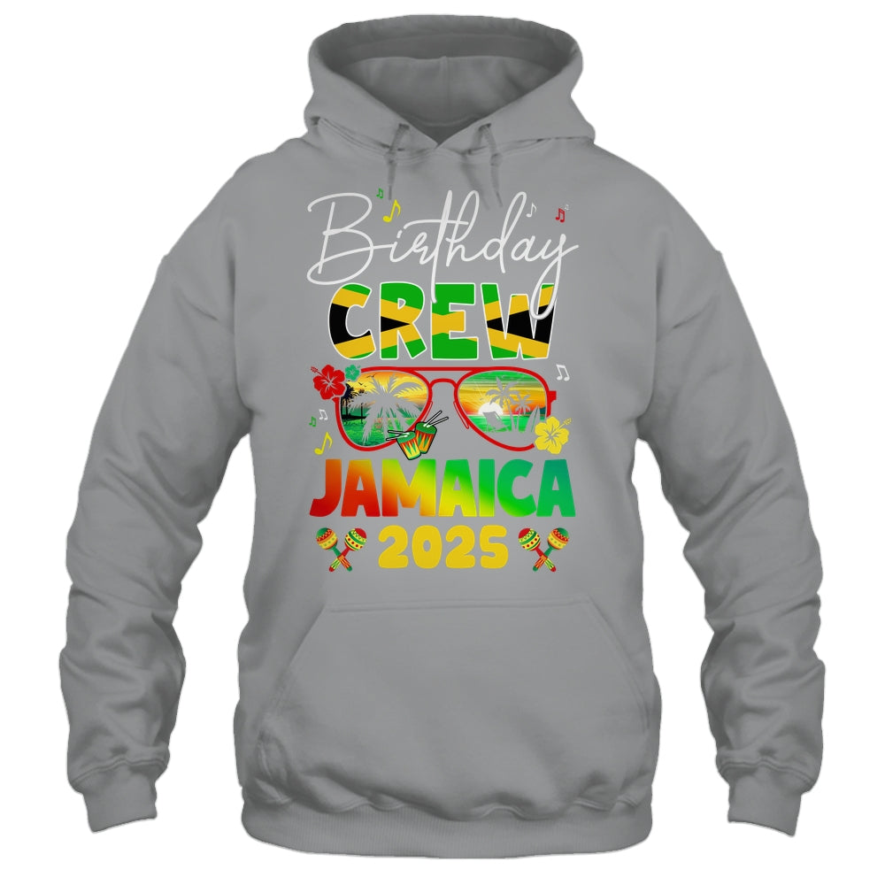 Birthday Crew Jamaica 2025 Birthday Girl Party Matching Shirt & Tank Top | siriusteestore