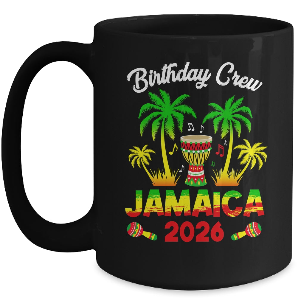 Birthday Crew Jamaica 2026 30th 50th Girl Party Family Mug | siriusteestore