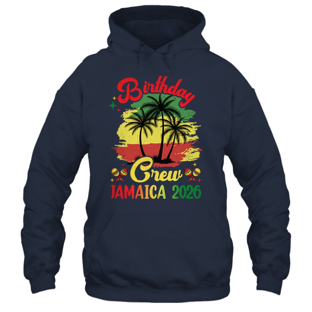 Birthday Crew Jamaica 2026 30th 50th Party Vacation Matching Shirt & Tank Top | siriusteestore