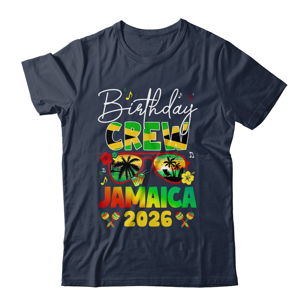 Birthday Crew Jamaica 2026 Birthday Girl Party Matching Shirt & Tank Top | siriusteestore