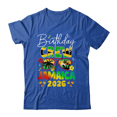 Birthday Crew Jamaica 2026 Birthday Girl Party Matching Shirt & Tank Top | siriusteestore