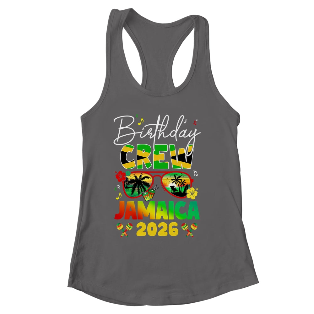 Birthday Crew Jamaica 2026 Birthday Girl Party Matching Shirt & Tank Top | siriusteestore
