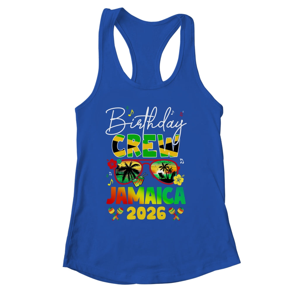 Birthday Crew Jamaica 2026 Birthday Girl Party Matching Shirt & Tank Top | siriusteestore