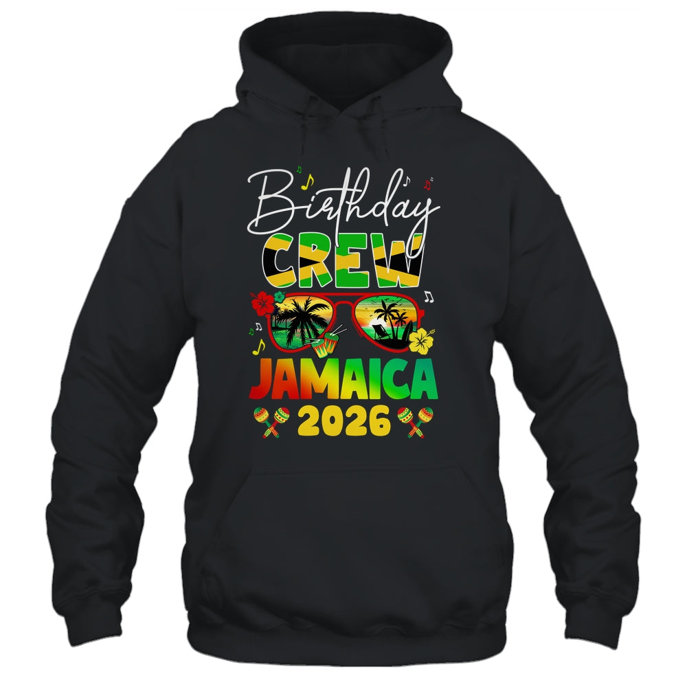 Birthday Crew Jamaica 2026 Birthday Girl Party Matching Shirt & Tank Top | siriusteestore