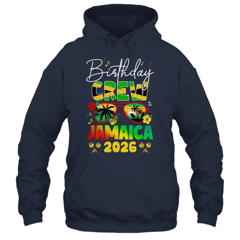 Birthday Crew Jamaica 2026 Birthday Girl Party Matching Shirt & Tank Top | siriusteestore