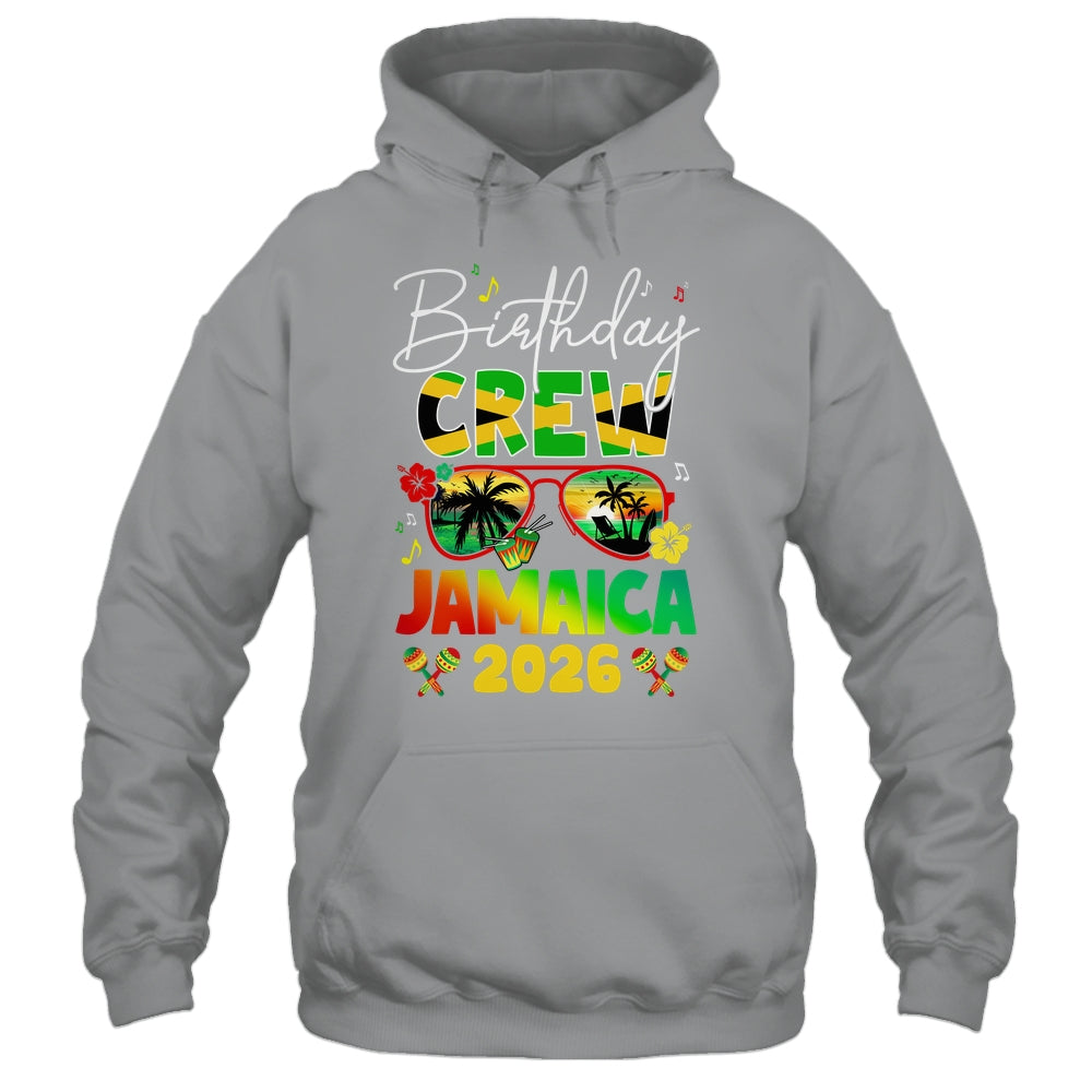 Birthday Crew Jamaica 2026 Birthday Girl Party Matching Shirt & Tank Top | siriusteestore
