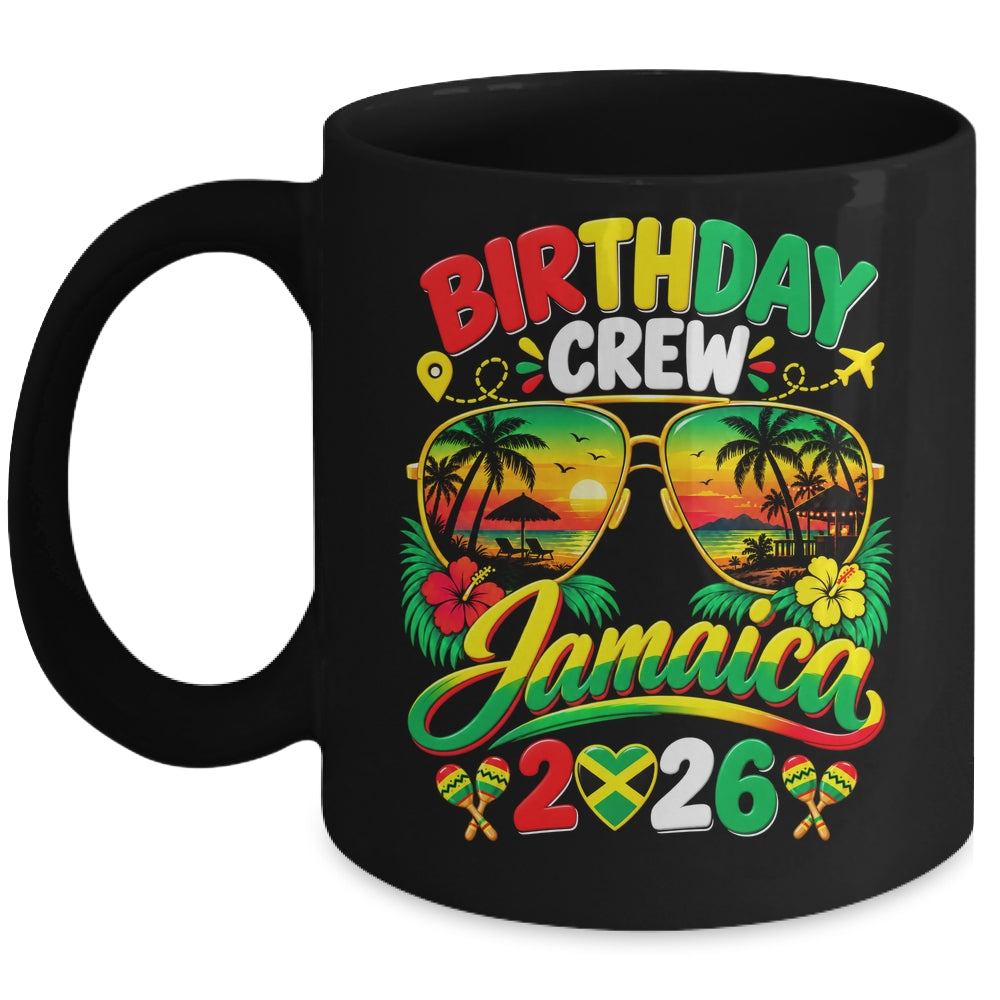 Birthday Crew Jamaica 2026 Family Reunion Sisters Girls Trip Mug | siriusteestore