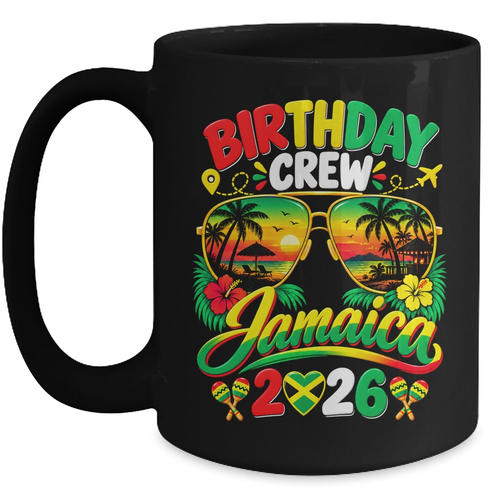 Birthday Crew Jamaica 2026 Family Reunion Sisters Girls Trip Mug | siriusteestore