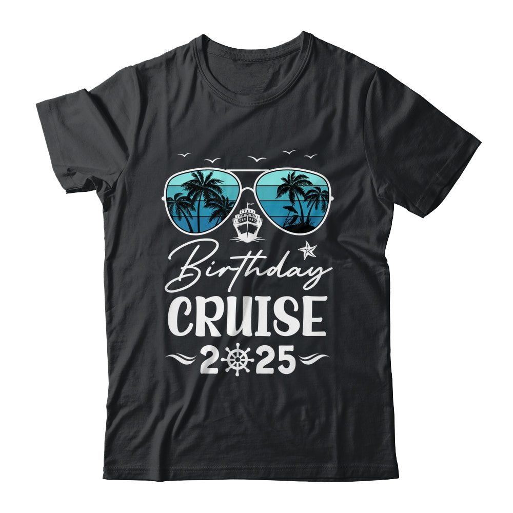 Birthday Cruise 2025 Party Vacation Squad Birthday Trip Shirt & Tank Top | siriusteestore