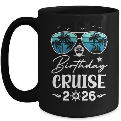 Birthday Cruise 2026 Party Vacation Squad Birthday Trip Mug | siriusteestore