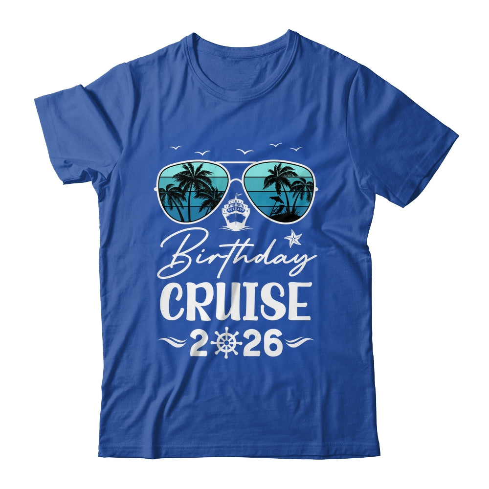 Birthday Cruise 2026 Party Vacation Squad Birthday Trip Shirt & Tank Top | siriusteestore
