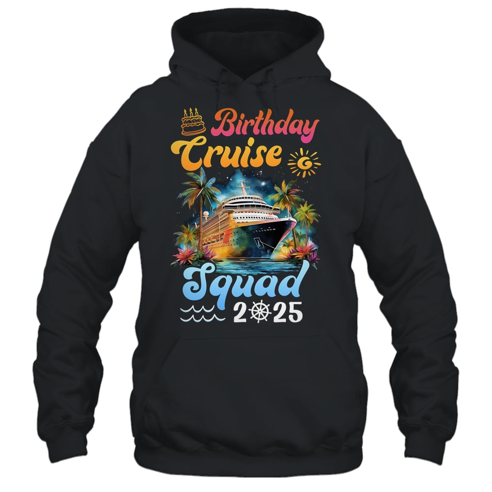 Birthday Cruise Squad 2025 Cruise Birthday Party Vacation Shirt & Tank Top | siriusteestore